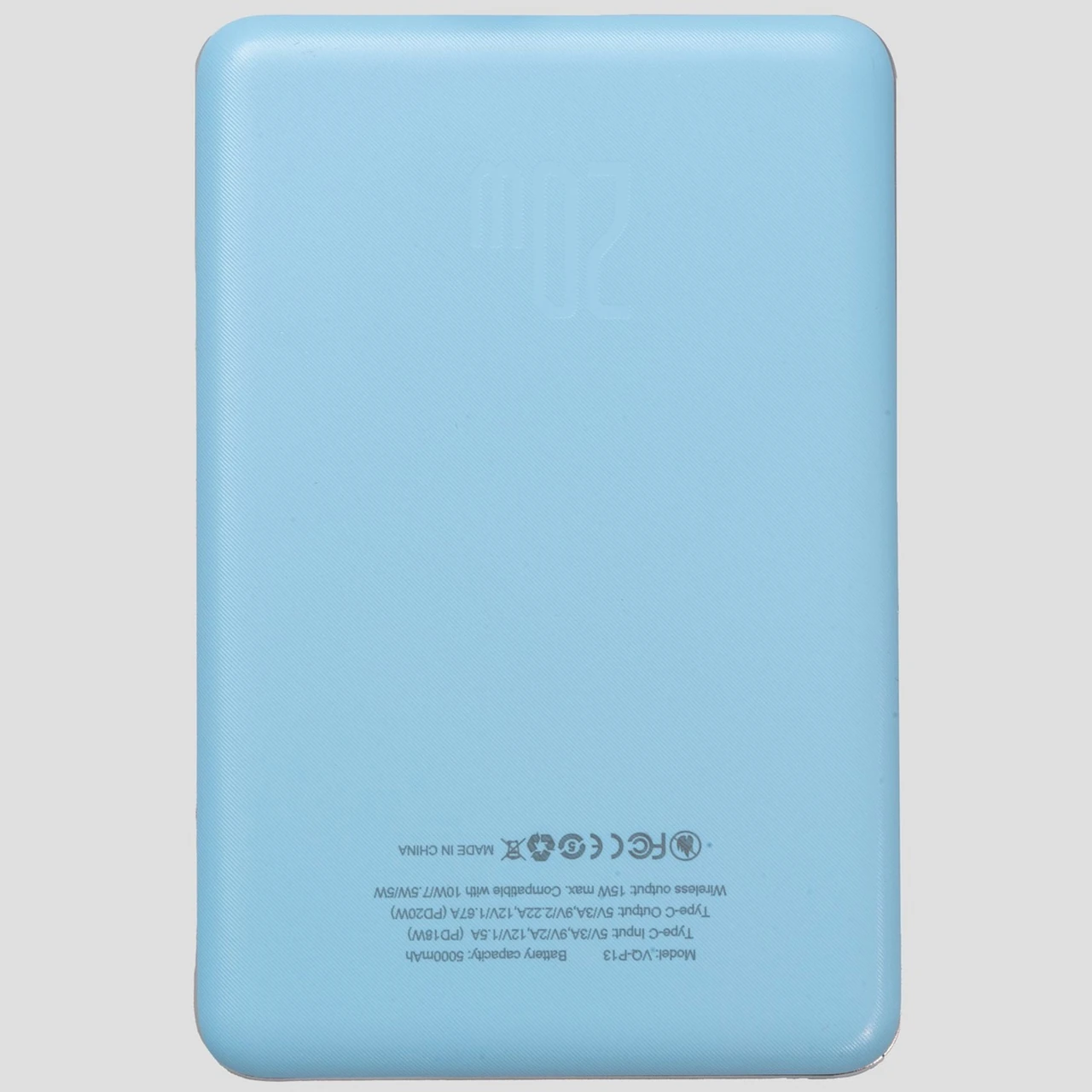 پاوربانک فست شارژ وایرلس HIMI 5000mAh مدل Volta Air VQ-P13 20W - آبی روشن (6 ماه گارانتی تعویض شرکتی)